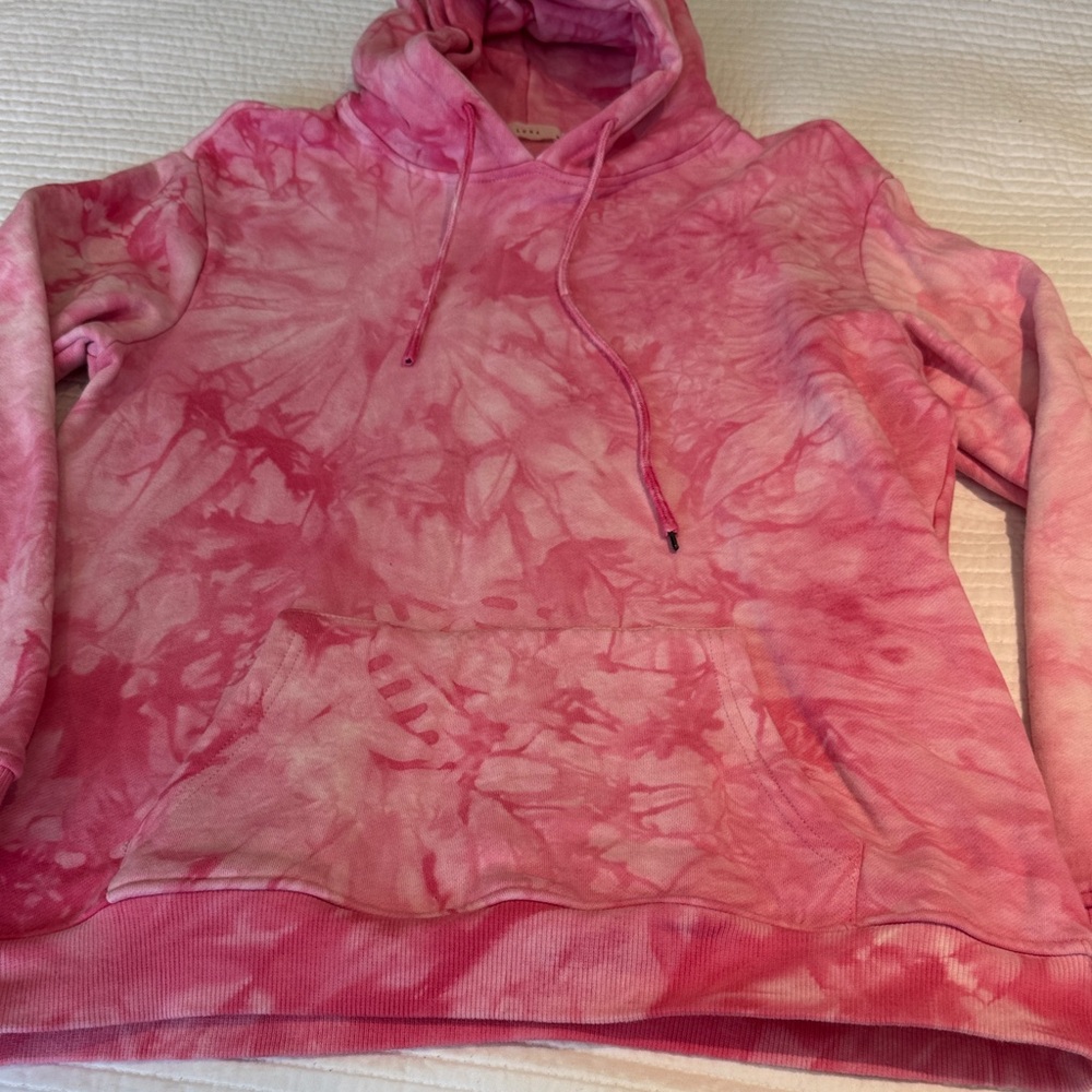 Pink Tie-Dye Hoodie